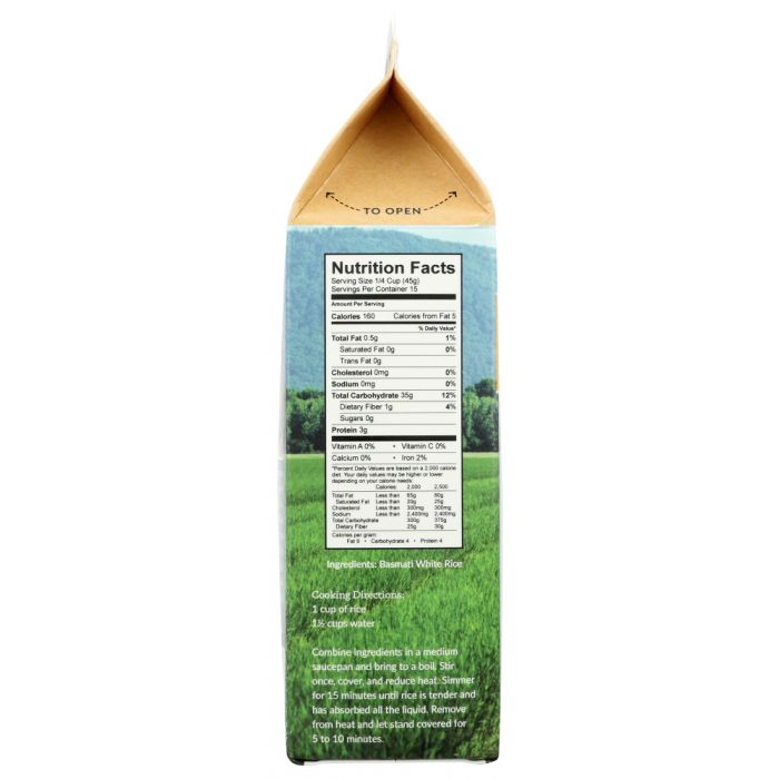 RALSTON FAMILY FARMS: Basmati White Rice, 24 oz