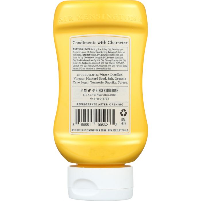 SIR KENSINGTONS: Mustard Yellow Squeeze, 9 oz