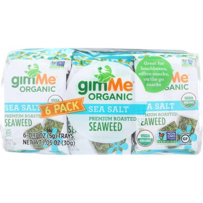 GIMME: Seaweed Roasted Sea Salt Organic, 1.05 oz