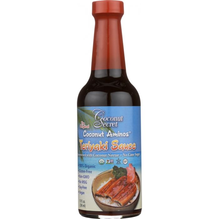 COCONUT SECRET: Coconut Aminos Teriyaki Sauce, 10 oz