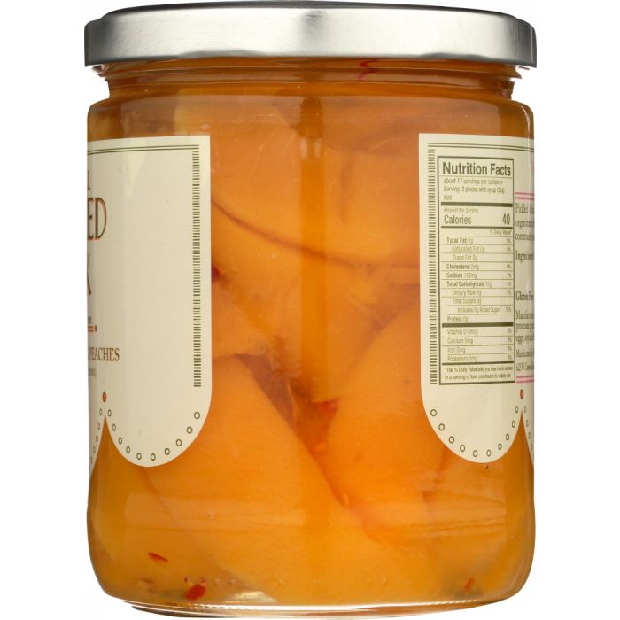 PICKLED PINK FOODS LLC: Peaches Pickled, 16 oz