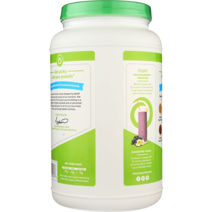 ORGAIN: Organic Unsweetened Protein Powder, 1.59 lb