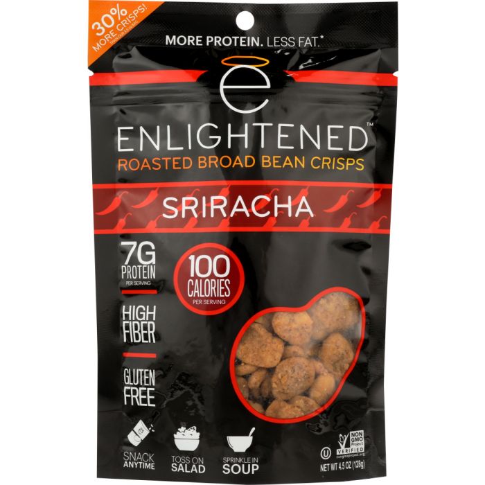 ENLIGHTENED: Bean Crisp Sriracha, 4.5 oz