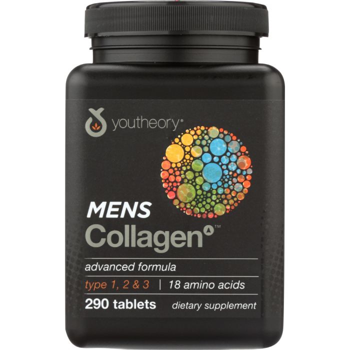 YOUTHEORY: Mens Collagen Advanced Formula, 290 tb