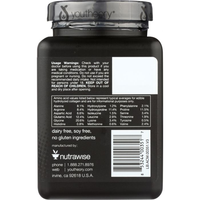 YOUTHEORY: Mens Collagen Advanced Formula, 290 tb