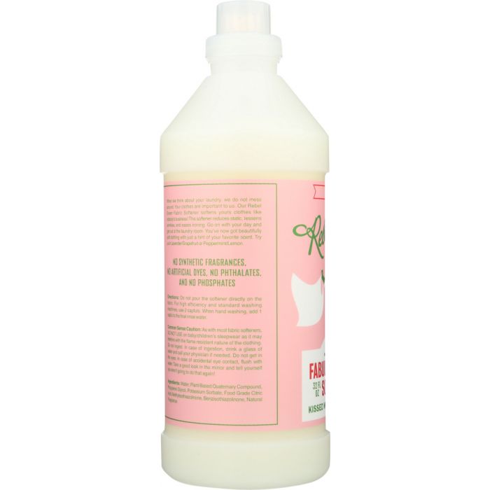 REBEL GREEN: Fabric Softener Pink Lilac, 32 oz