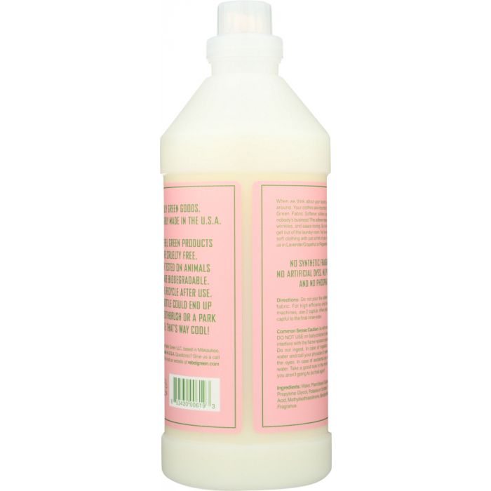 REBEL GREEN: Fabric Softener Pink Lilac, 32 oz