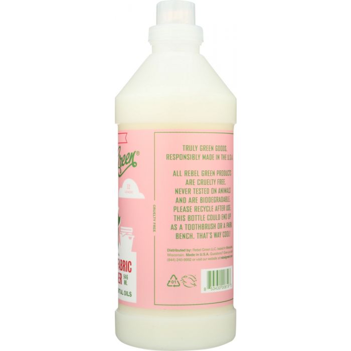 REBEL GREEN: Fabric Softener Pink Lilac, 32 oz