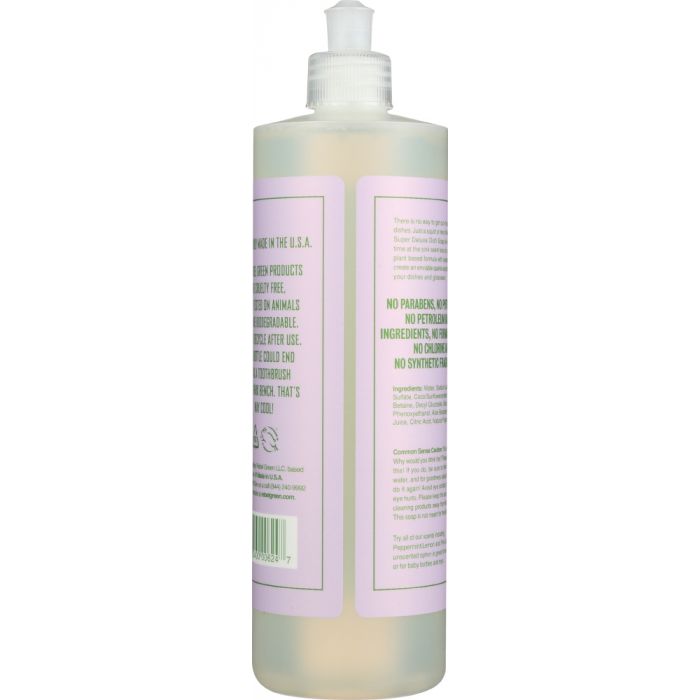 REBEL GREEN: Dish Soap Lavender Grapefruit, 16 oz