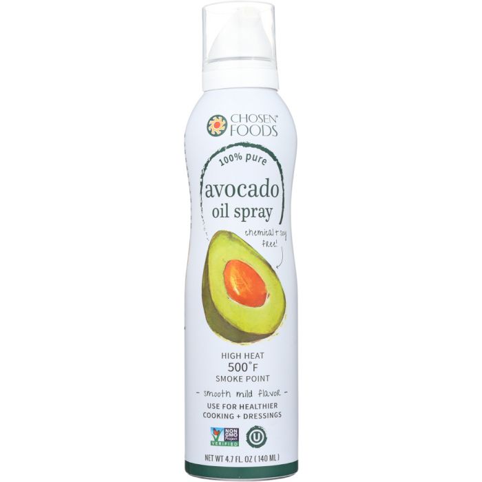 CHOSEN FOODS: 100% Pure Avocado Oil Spray, 140 ml