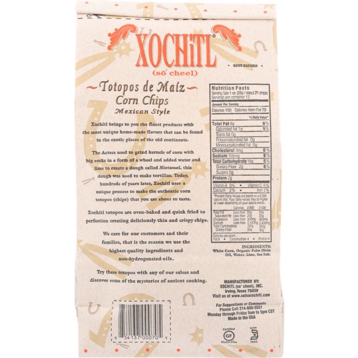 XOCHITL: Salted Tortilla Chips, 12 oz