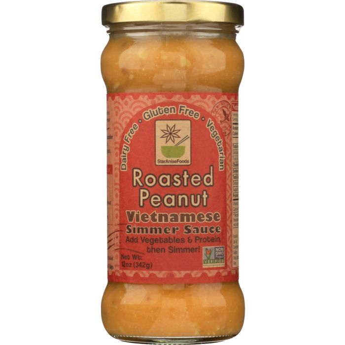 STAR ANISE: Vietnamese Roasted Peanut Simmer Sauce, 12 oz