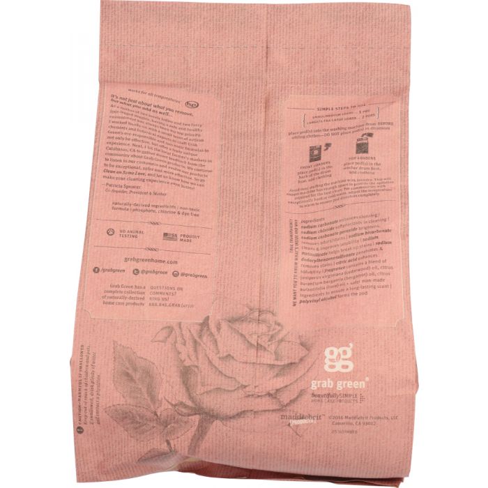 GRABGREEN: Stoneworks Laundry Detergent Rose Petal, 1.65 lb