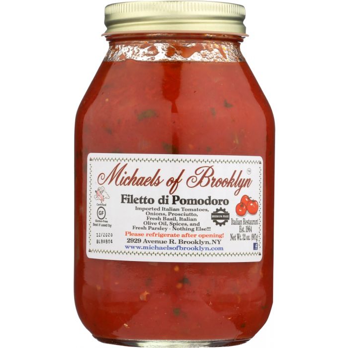 MICHAELS OF BROOKLYN: Filetto di Pomodoro Sauce, 32 oz