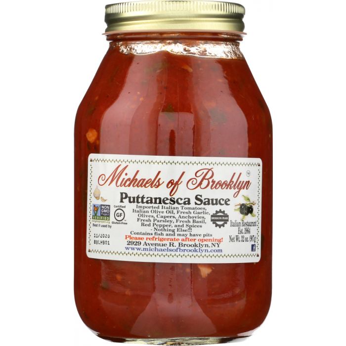 MICHAELS OF BROOKLYN: Puttanesca Sauce, 32 oz