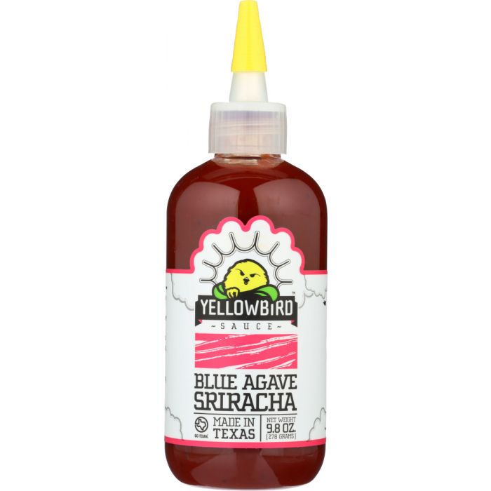 YELLOWBIRD SAUCE Condiment Agave Blue Sriracha, 9.8 oz