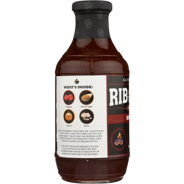 RIB RACK: Original BBQ Sauce, 19 oz