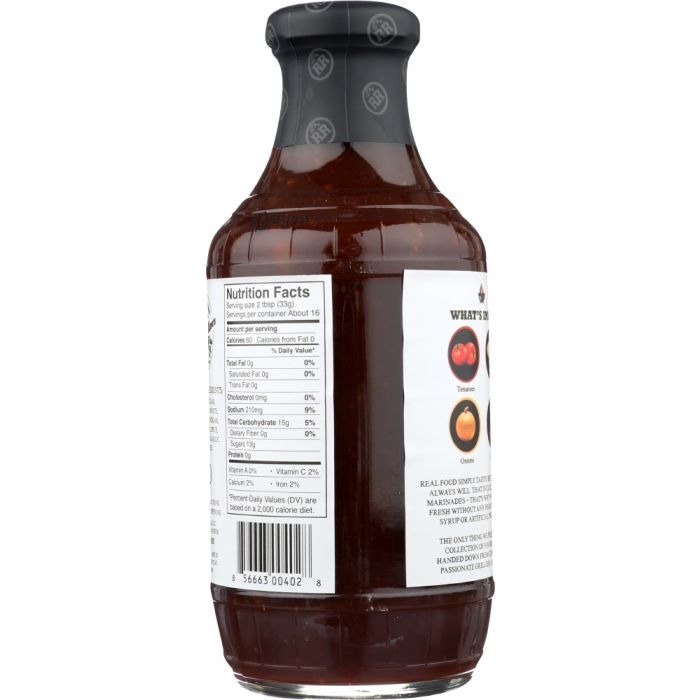 RIB RACK: Hot Cayenne BBQ Sauce, 19 oz