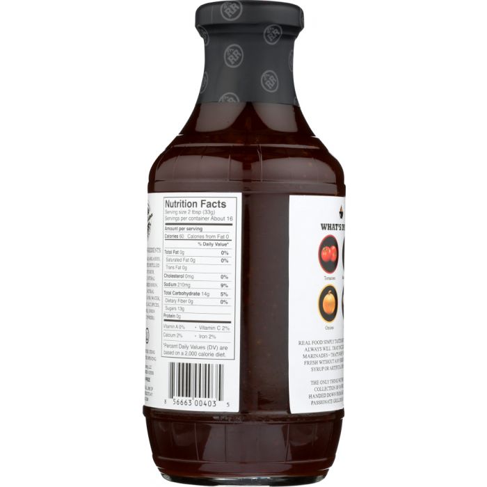 RIB RACK: Southern Bourbon BBQ Sauce, 19 oz