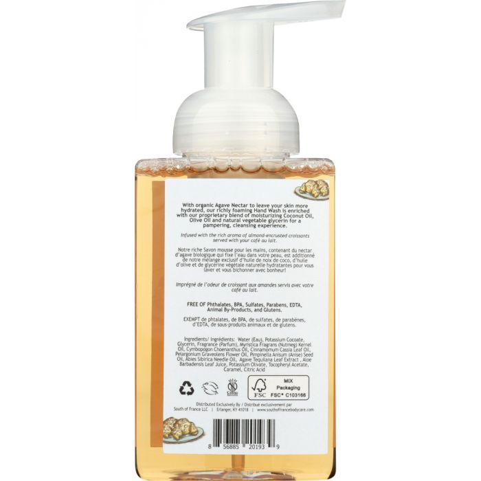 SOUTH OF FRANCE: Hand Wash Foam Almond Gourmande, 8 fo