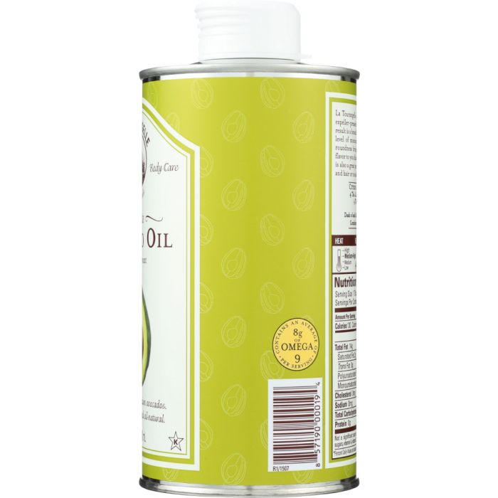 LA TOURANGELLE: Avocado Oil, 16.9 oz