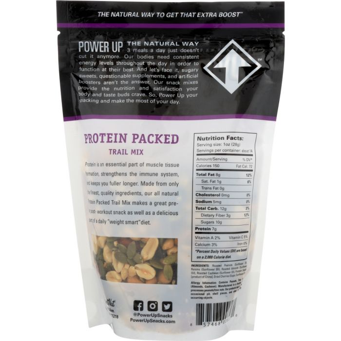 POWER UP: Trail Mix Protein Packed, 14 oz