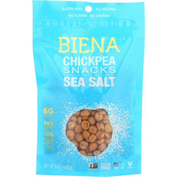 BIENA: Sea Salt Chickpea Snacks, 5 oz