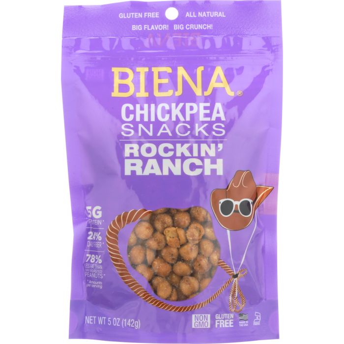 BIENA: Rockin' Ranch Chickpea Snacks, 5 oz