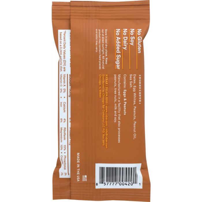 RXBAR: Bar Protein Peanut Butter, 1.8 oz