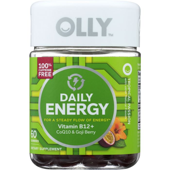 OLLY: Supplement Daily Energy, 60 ea