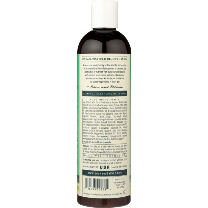 SEA WEED BATH COMPANY: Wash Body Eucalyptus & Peppermint, 12 oz