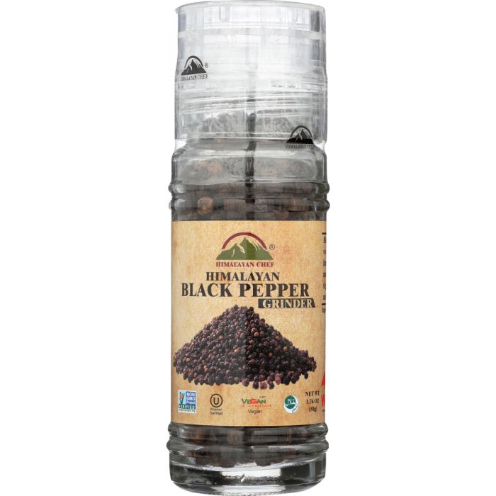 HIMALAYAN CHEF: Pepper Himalayan Black, 3.53 oz