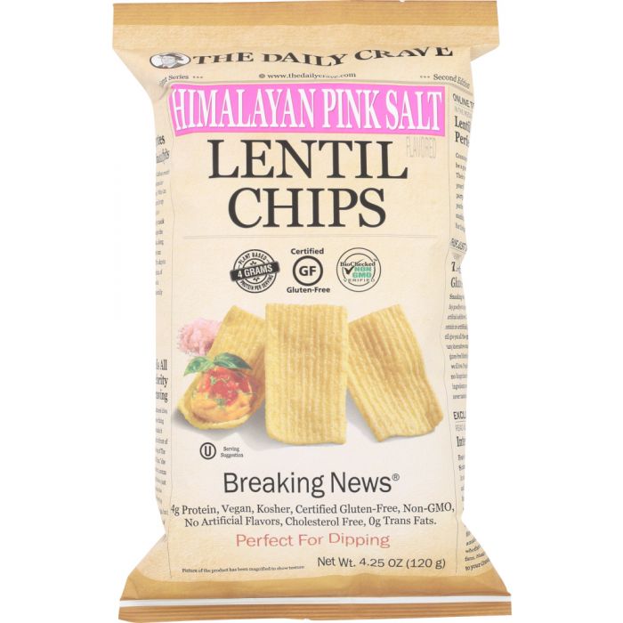 THE DAILY CRAVE: Chip Lentil Himalayan Pink Salt, 4.25 oz