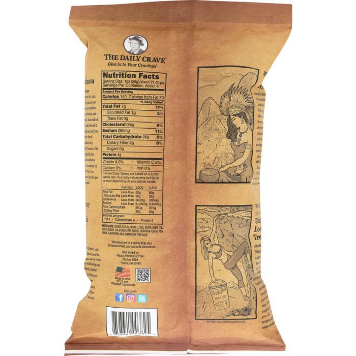 THE DAILY CRAVE: Himalayan Pink Salt Quinoa Chips, 4.25 oz