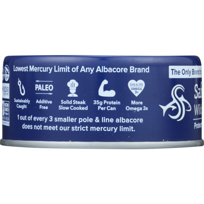 SAFECATCH: Wild Albacore Tuna No Salt, 5 oz