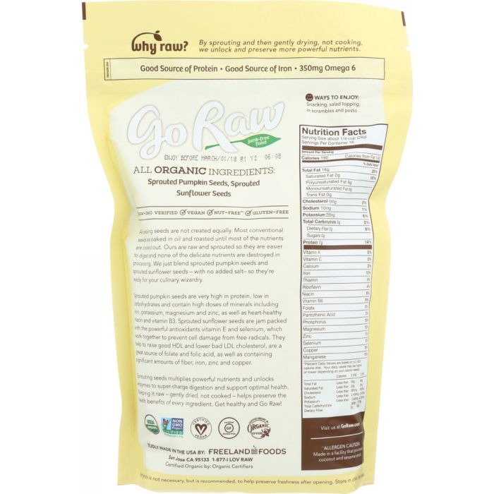 GO RAW: Organic Simple Seed Mix, 16 oz