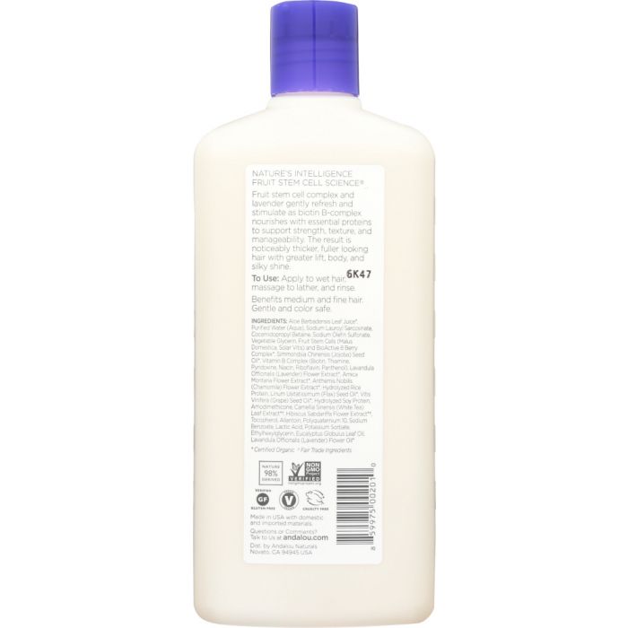 ANDALOU NATURALS: Full Volume Shampoo Lavender and Biotin, 11.5 Oz