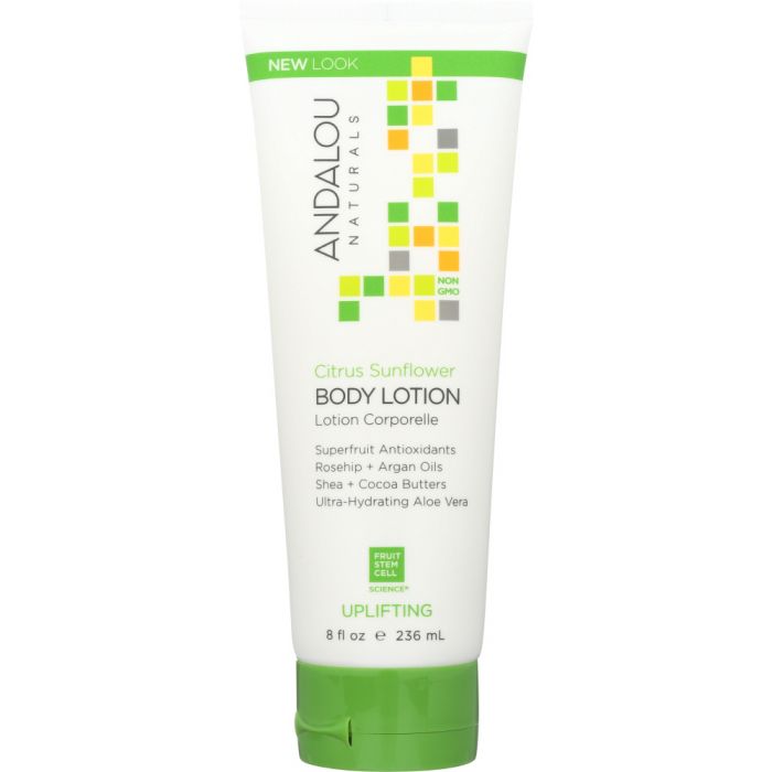 ANDALOU NATURALS: Uplifting Body Lotion Citrus Sunflower, 8 oz