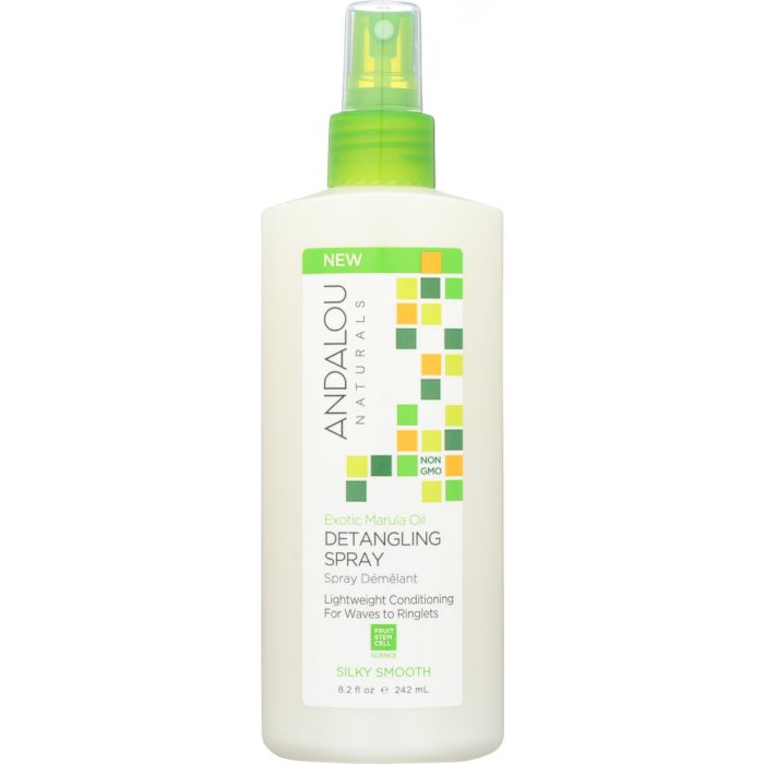 ANDALOU NATURALS: Exotic Marula Oil Silky Smooth Detangling Spray, 8.2 oz