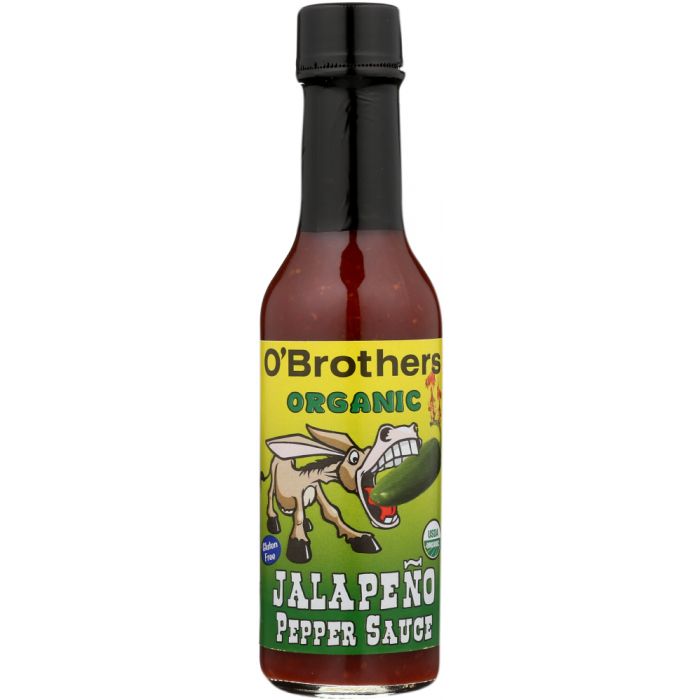 O BROTHERS: Hot Sauce Jalapeno Organic, 5 oz