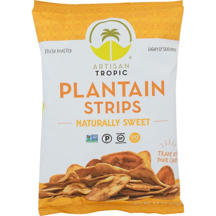 ARTISAN TROPIC: Plantain Strips Naturally Sweet, 4.5 oz