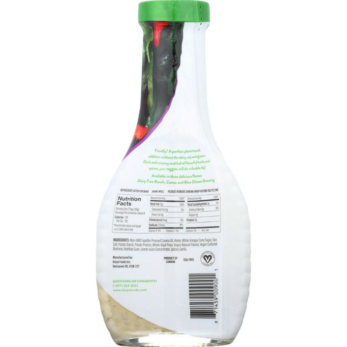 DAIYA: Dressing Dairy Free Ranch, 8.36 oz