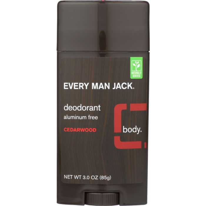 EVERY MAN JACK: Deodorant Stick Aluminum Free Cedarwood, 3 oz