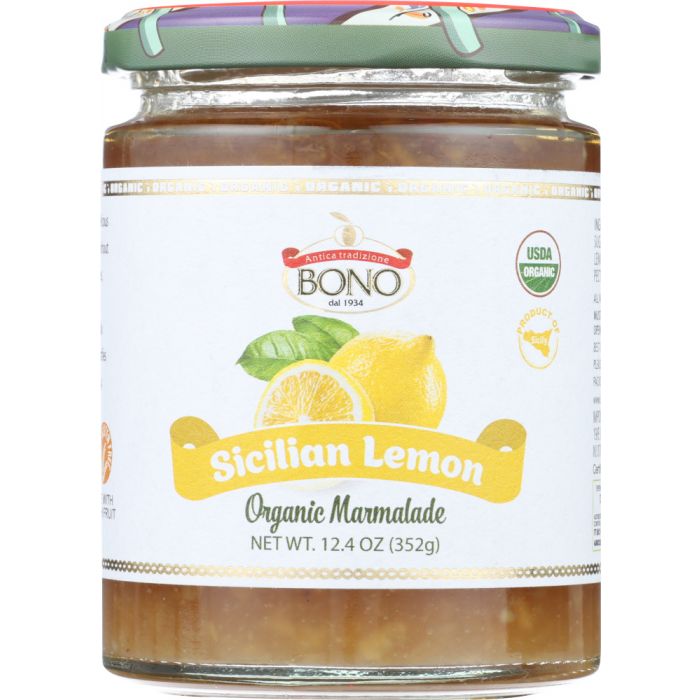 BONO: Sicilian Lemon Marmalade, 12.4 oz