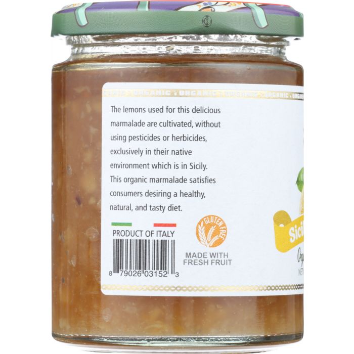 BONO: Sicilian Lemon Marmalade, 12.4 oz