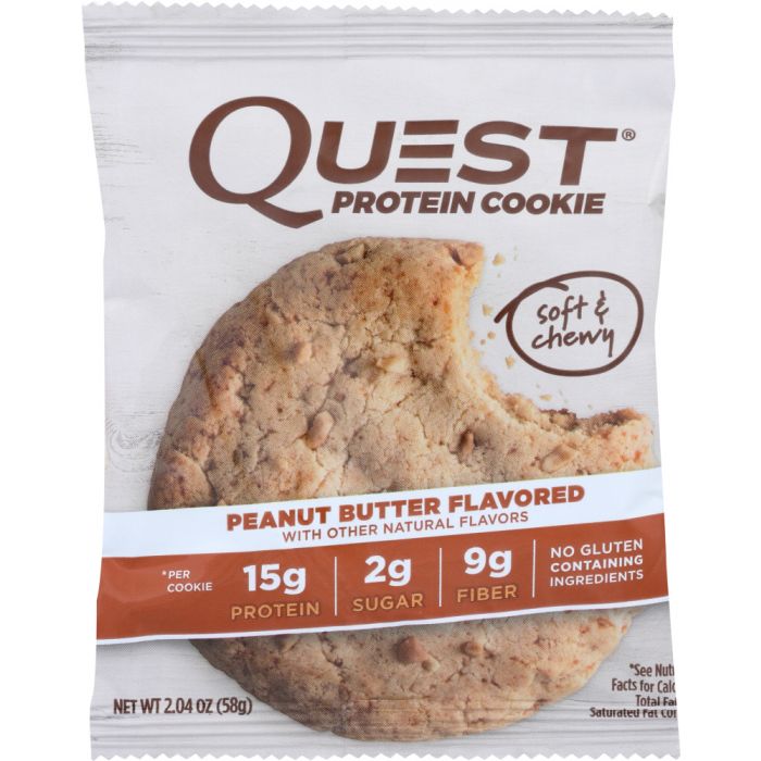 QUEST: Bar Cookie Protein Peanut Butter, 2.04 oz