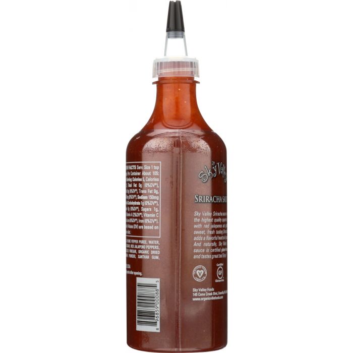 ORGANICVILLE: Sky Valley Sauce Sriracha, 18.5 oz