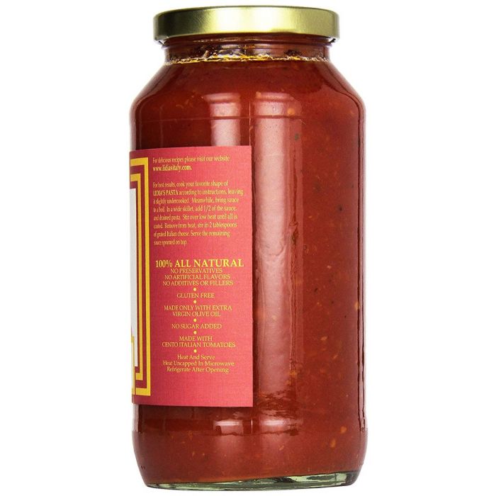 LIDIAS: Sauce Pasta Tomato Basil, 25 oz