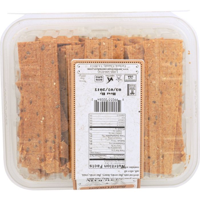 FIREHOOK: Multigrain Flax Baked Cracker, 8 Oz