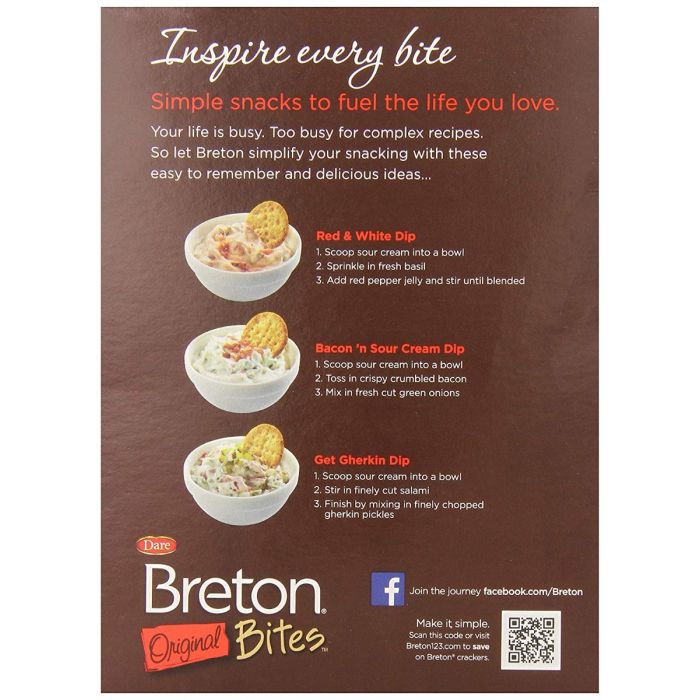 DARE: Breton Original Bites Crackers, 8 oz